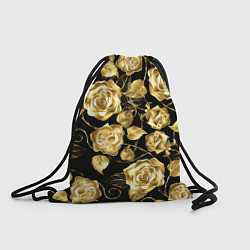 Рюкзак-мешок Golden Roses, цвет: 3D-принт