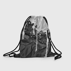 Рюкзак-мешок Грязная Бумага, цвет: 3D-принт