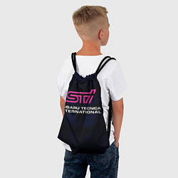 Рюкзак-мешок SUBARU STI Z, цвет: 3D-принт — фото 2