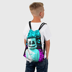 Рюкзак-мешок Fortnite Marshmello, цвет: 3D-принт — фото 2
