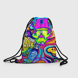 Рюкзак-мешок КИСЛОТНЫЕ РИСУНОК, цвет: 3D-принт