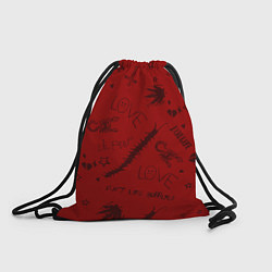 Рюкзак-мешок LIL PEEP ЛИЛ ПИП, цвет: 3D-принт