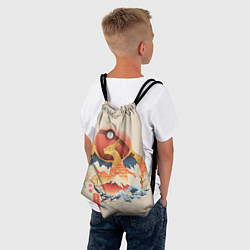 Рюкзак-мешок Чаризард, цвет: 3D-принт — фото 2