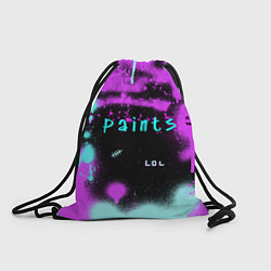 Рюкзак-мешок Paints, цвет: 3D-принт