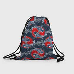 Рюкзак-мешок Japanese carp, цвет: 3D-принт