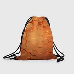 Рюкзак-мешок Золотые 3D плиты, цвет: 3D-принт