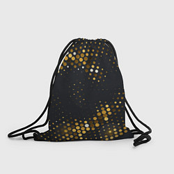 Рюкзак-мешок Black gold, цвет: 3D-принт