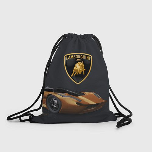 Мешок для обуви Lamborghini- motorsport / 3D-принт – фото 1