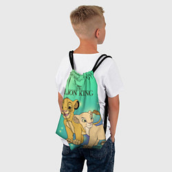 Рюкзак-мешок Юные Симба и Нала, цвет: 3D-принт — фото 2