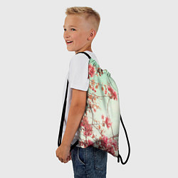 Рюкзак-мешок Цветы, цвет: 3D-принт — фото 2