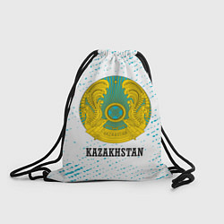 Рюкзак-мешок KAZAKHSTAN КАЗАХСТАН, цвет: 3D-принт