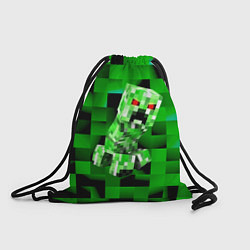 Рюкзак-мешок Minecraft creeper, цвет: 3D-принт