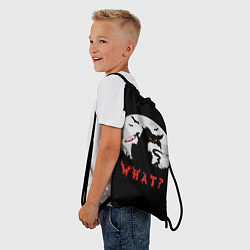 Рюкзак-мешок What Cat Halloween, цвет: 3D-принт — фото 2