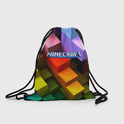 Рюкзак-мешок Minecraft - pattern, цвет: 3D-принт