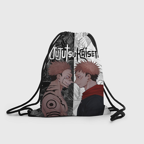 Мешок для обуви Jujutsu Kaisen Сукуна х Юдзи / 3D-принт – фото 1