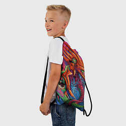 Рюкзак-мешок HyperBeast, цвет: 3D-принт — фото 2