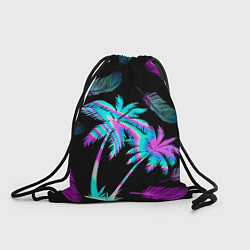 Рюкзак-мешок Неоновое лето, цвет: 3D-принт