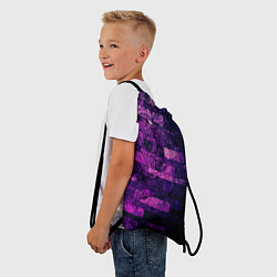 Рюкзак-мешок Purple-Wall, цвет: 3D-принт — фото 2