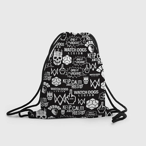 Мешок для обуви WATCH DOGS LEGION / 3D-принт – фото 1