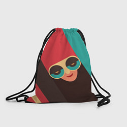 Рюкзак-мешок RETDO FACE, цвет: 3D-принт