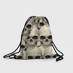 Рюкзак-мешок Черепа 5 вариант, цвет: 3D-принт