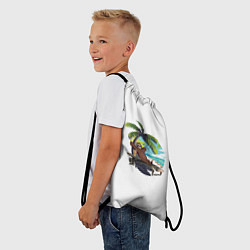 Рюкзак-мешок Отпуск, цвет: 3D-принт — фото 2
