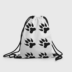 Рюкзак-мешок Лапы медведя, цвет: 3D-принт