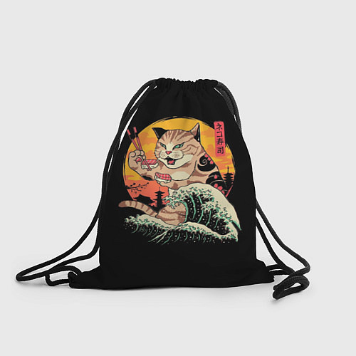 Мешок для обуви Японский кот / 3D-принт – фото 1