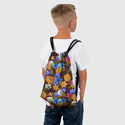 Рюкзак-мешок Exotic Flowers, цвет: 3D-принт — фото 2