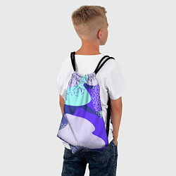Рюкзак-мешок Blue lake, цвет: 3D-принт — фото 2