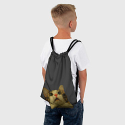 Рюкзак-мешок Коте смотрит вверх, цвет: 3D-принт — фото 2