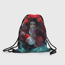 Рюкзак-мешок НЕЗУКО ИЗ КЛИНКА, цвет: 3D-принт
