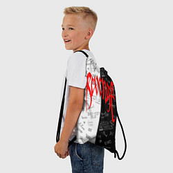 Рюкзак-мешок XXxTENTACION LOGOBOMBING, цвет: 3D-принт — фото 2
