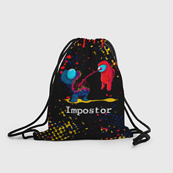 Рюкзак-мешок Among Us - Impostor, цвет: 3D-принт