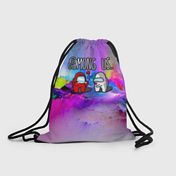 Рюкзак-мешок Among Us love, цвет: 3D-принт