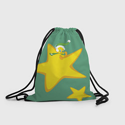 Рюкзак-мешок Tweety and stars, цвет: 3D-принт