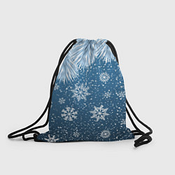 Рюкзак-мешок Снежное Настроенние, цвет: 3D-принт