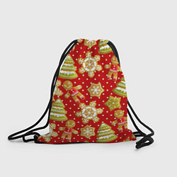 Рюкзак-мешок С Новым Годом!, цвет: 3D-принт