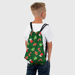 Рюкзак-мешок Новогодний Свитер, цвет: 3D-принт — фото 2