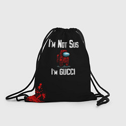 Рюкзак-мешок Among Us Gucci, цвет: 3D-принт