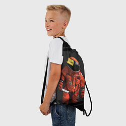 Рюкзак-мешок AMONG US - Реалистичный, цвет: 3D-принт — фото 2