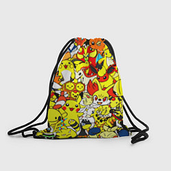 Рюкзак-мешок ПОКЕМОНЫ, цвет: 3D-принт
