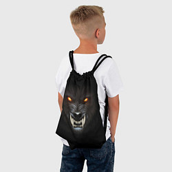 Рюкзак-мешок Злой Волк, цвет: 3D-принт — фото 2
