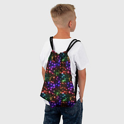 Рюкзак-мешок Разноцветное Сияние, цвет: 3D-принт — фото 2