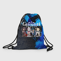 Рюкзак-мешок Genshin Impact, цвет: 3D-принт