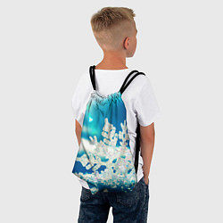 Рюкзак-мешок Снег, цвет: 3D-принт — фото 2