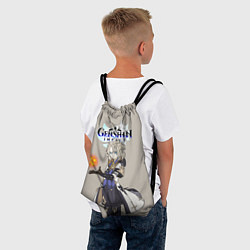 Рюкзак-мешок Genshin impactАльбедо, цвет: 3D-принт — фото 2