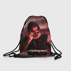 Рюкзак-мешок Johnny Silverhand Cyberpunk, цвет: 3D-принт