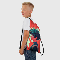 Рюкзак-мешок Мидория, цвет: 3D-принт — фото 2