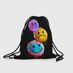 Рюкзак-мешок Smail, цвет: 3D-принт